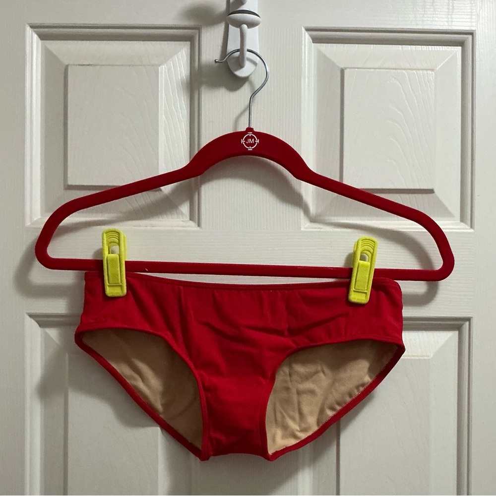 ALLOY — Red Nylon/Spandex Bikini Swim Bottoms — Size Small